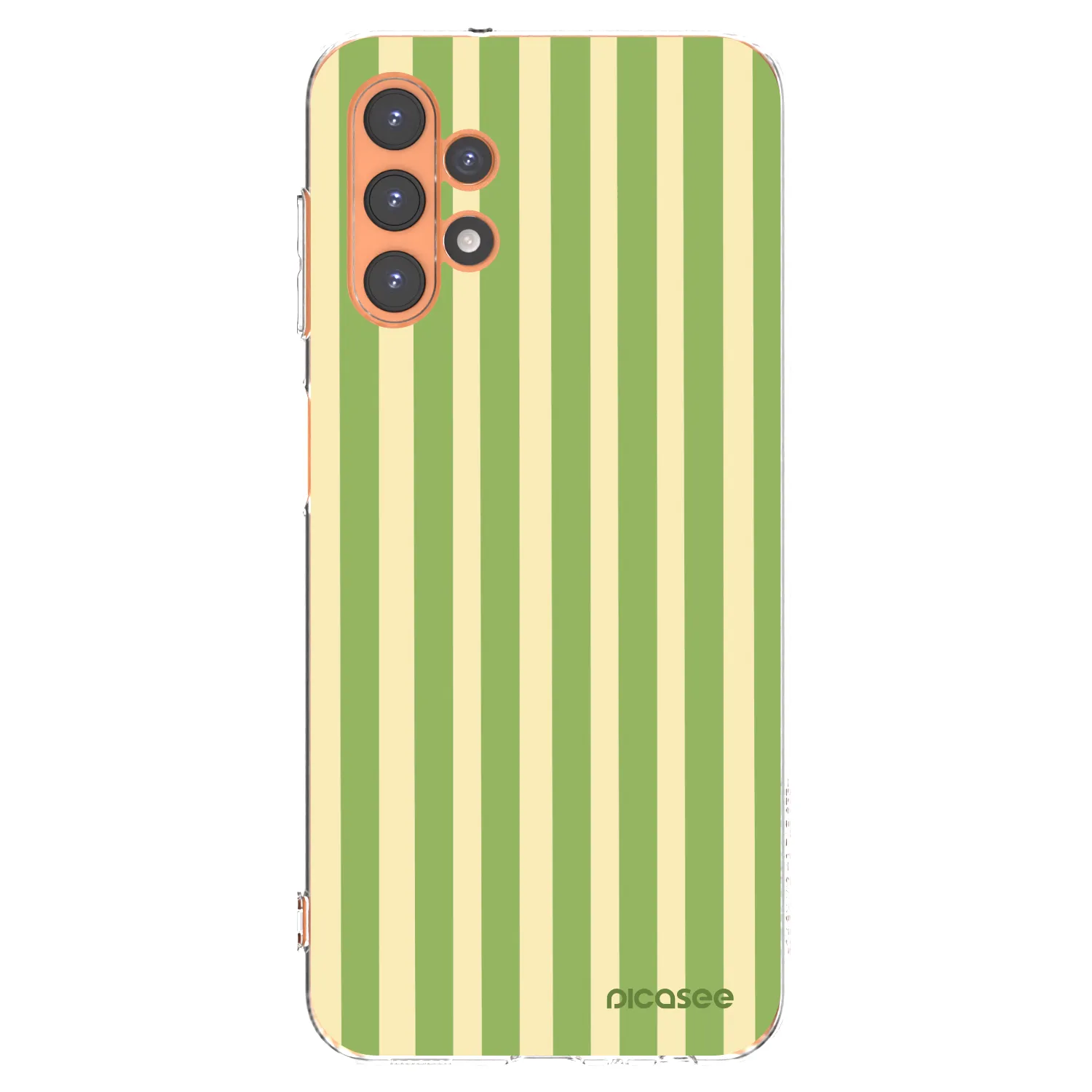 Picasee silikonska prozirna maskica za Samsung Galaxy A13 5G - Lines Matcha