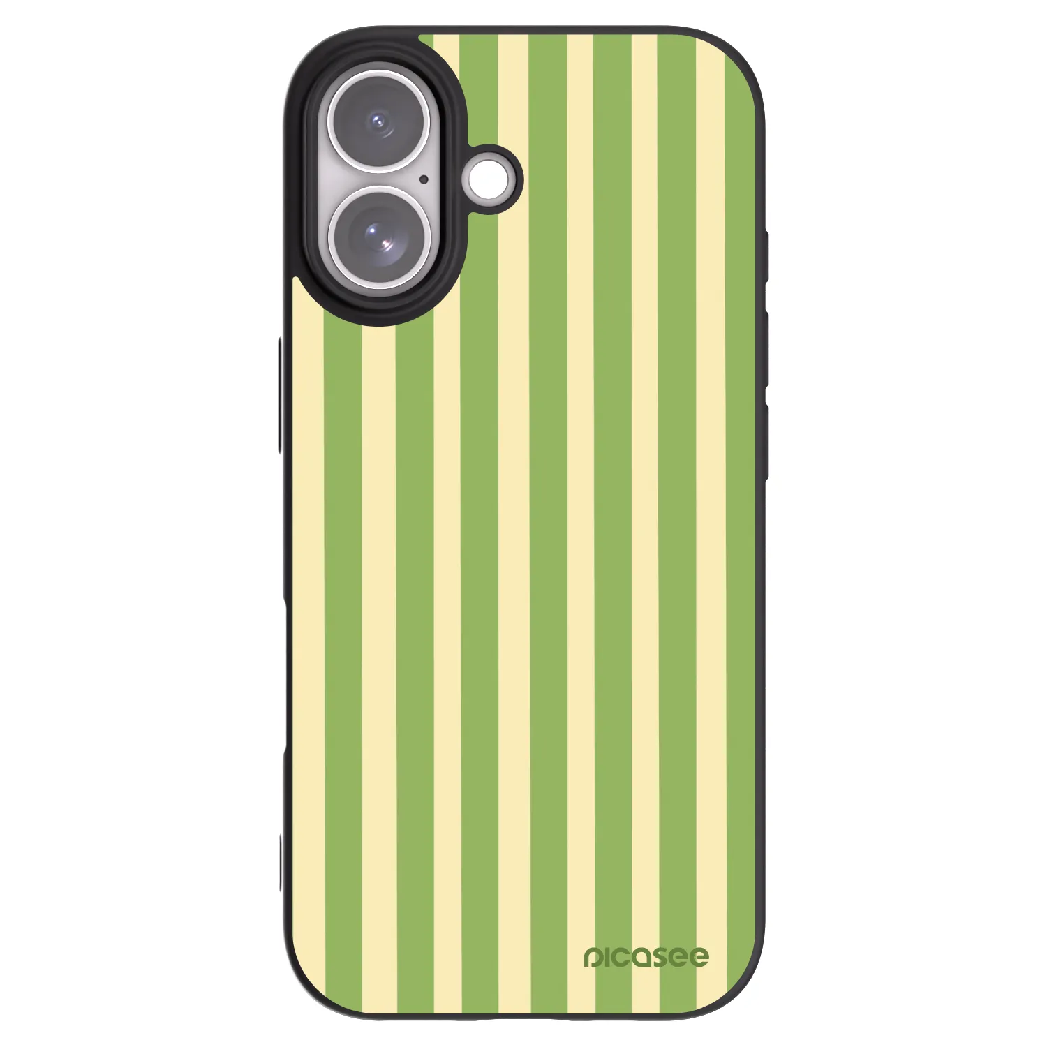 Picasee crna silikonska maskica za Apple iPhone 17 - Lines Matcha