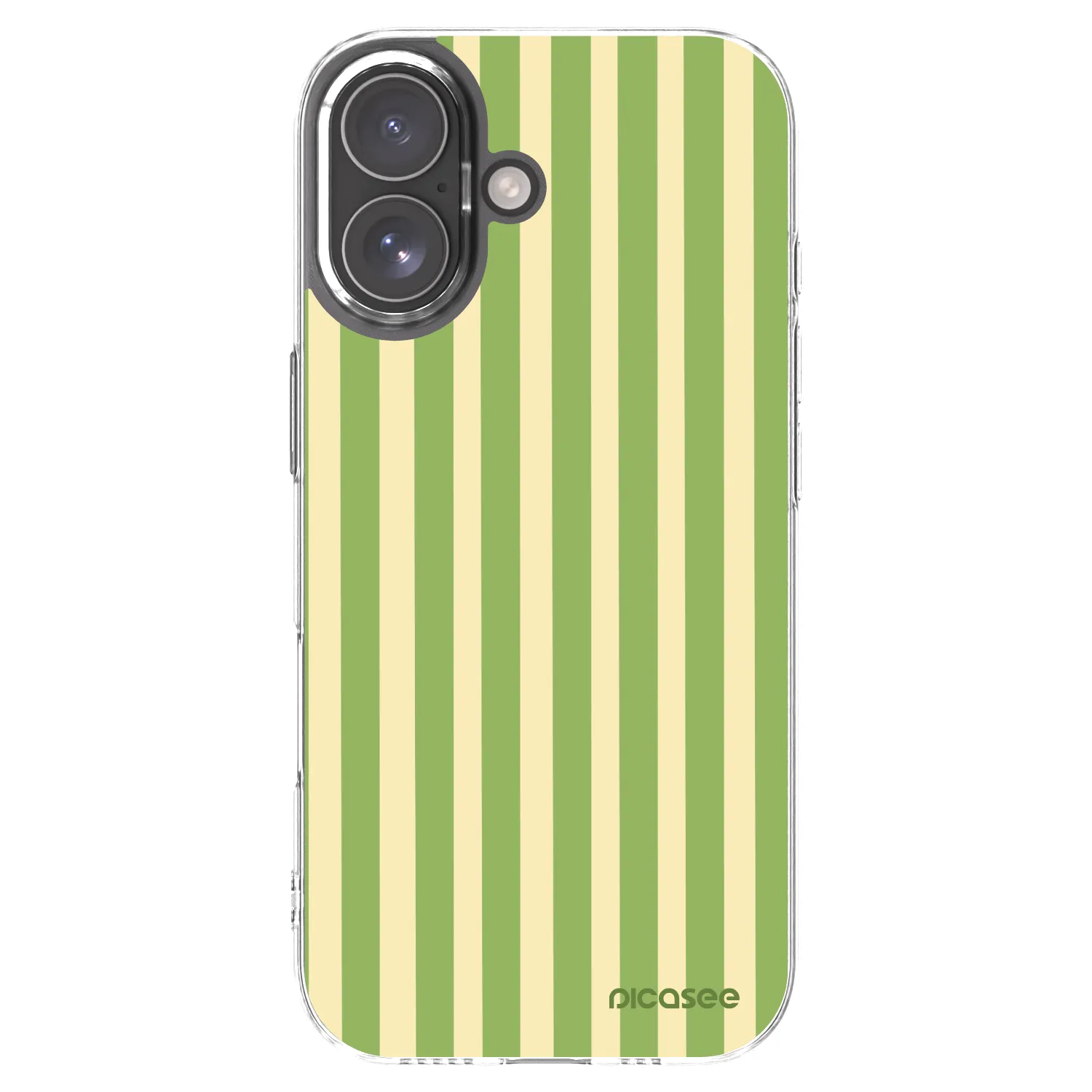 Picasee silikonska prozirna maskica za Apple iPhone 17 - Lines Matcha