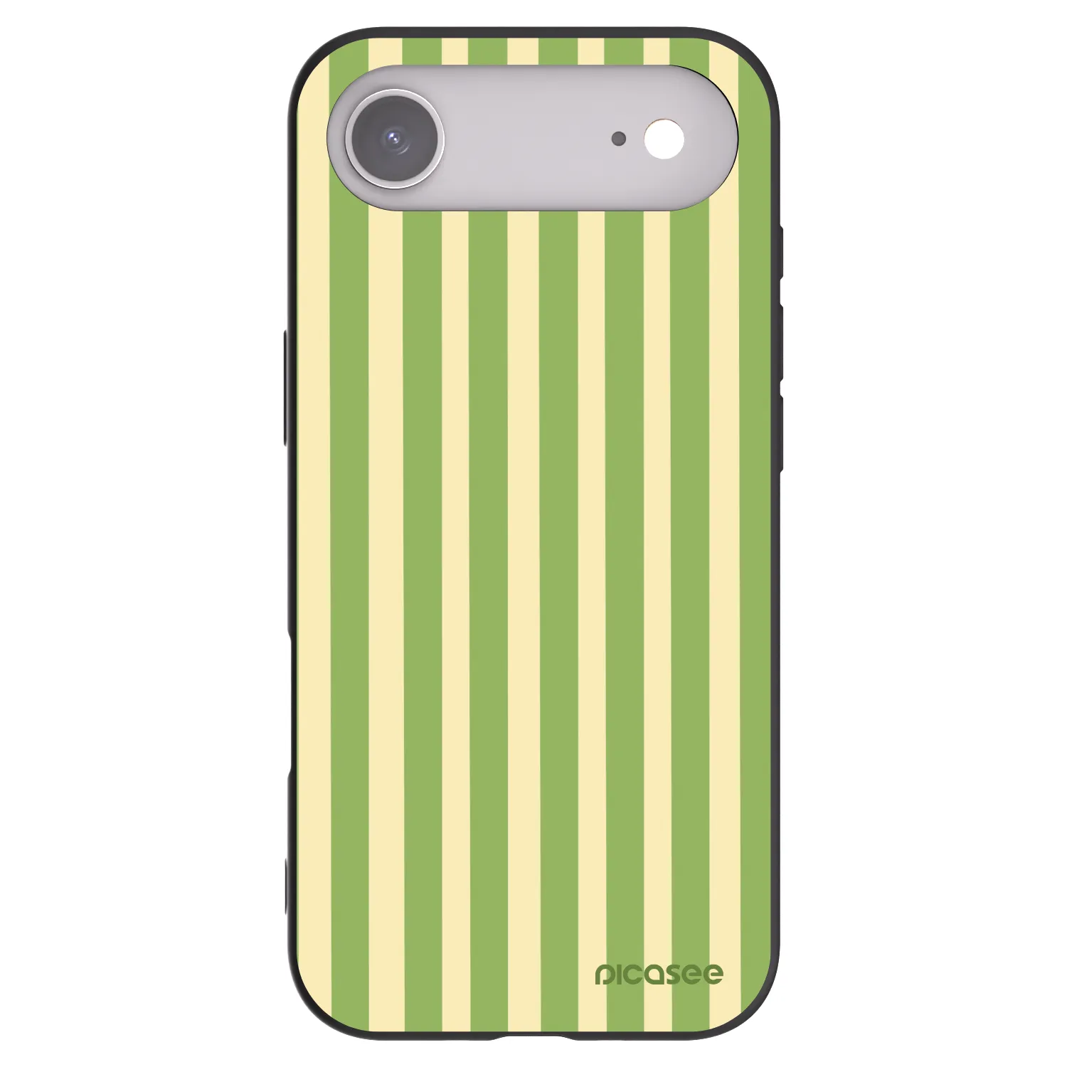 Picasee crna silikonska maskica za Apple iPhone Air - Lines Matcha