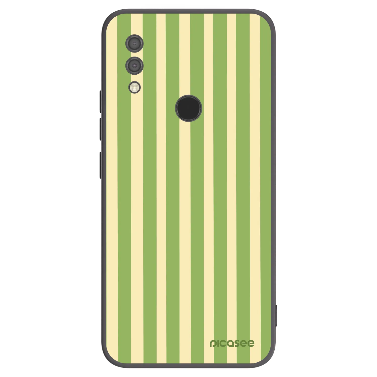 Picasee crna silikonska maskica za Xiaomi Redmi 7 - Lines Matcha
