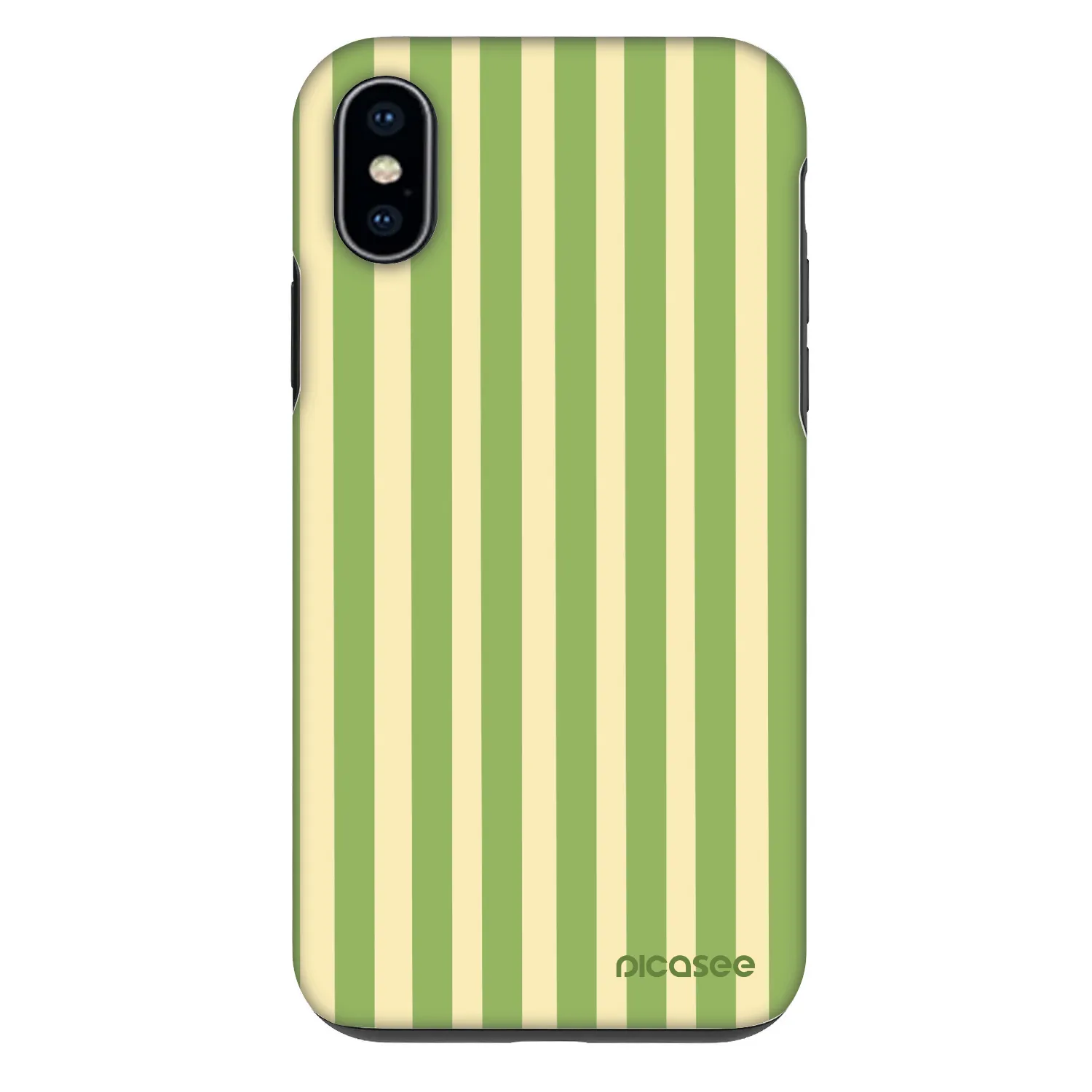 Picasee Fashion Case za Apple iPhone X/XS - Lines Matcha