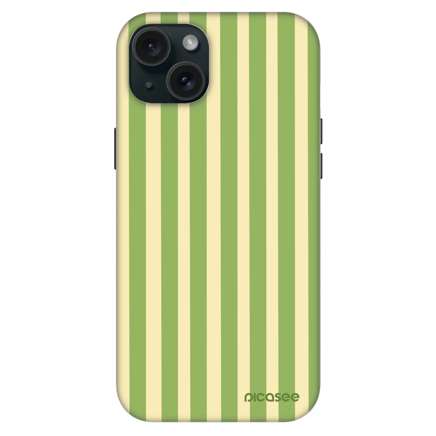 Picasee Fashion Case MagSafe za Apple iPhone 15 Plus - Lines Matcha