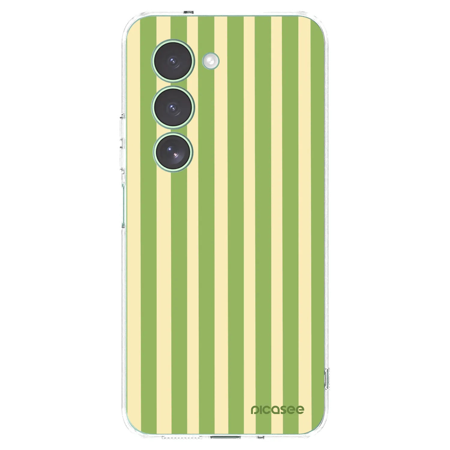 Picasee silikonska prozirna maskica za Xiaomi Redmi 15 5G - Lines Matcha