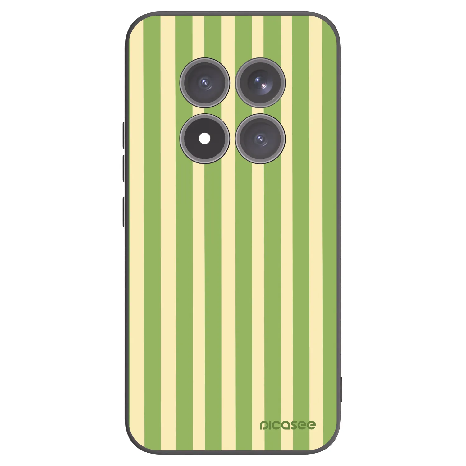 Picasee crna silikonska maskica za Xiaomi Redmi Note 15 Pro+ - Lines Matcha