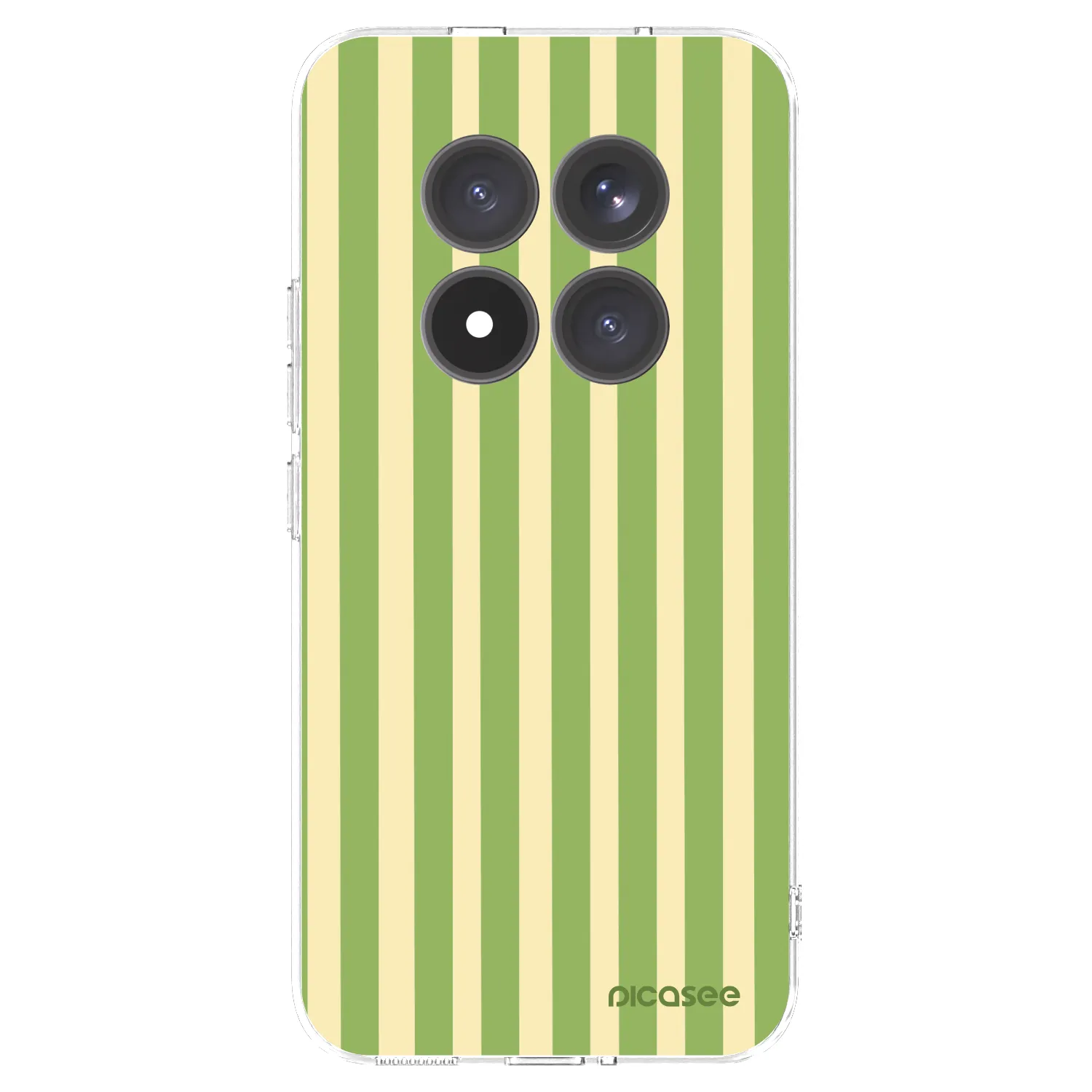 Picasee silikonska prozirna maskica za Xiaomi Redmi Note 15 Pro+ - Lines Matcha