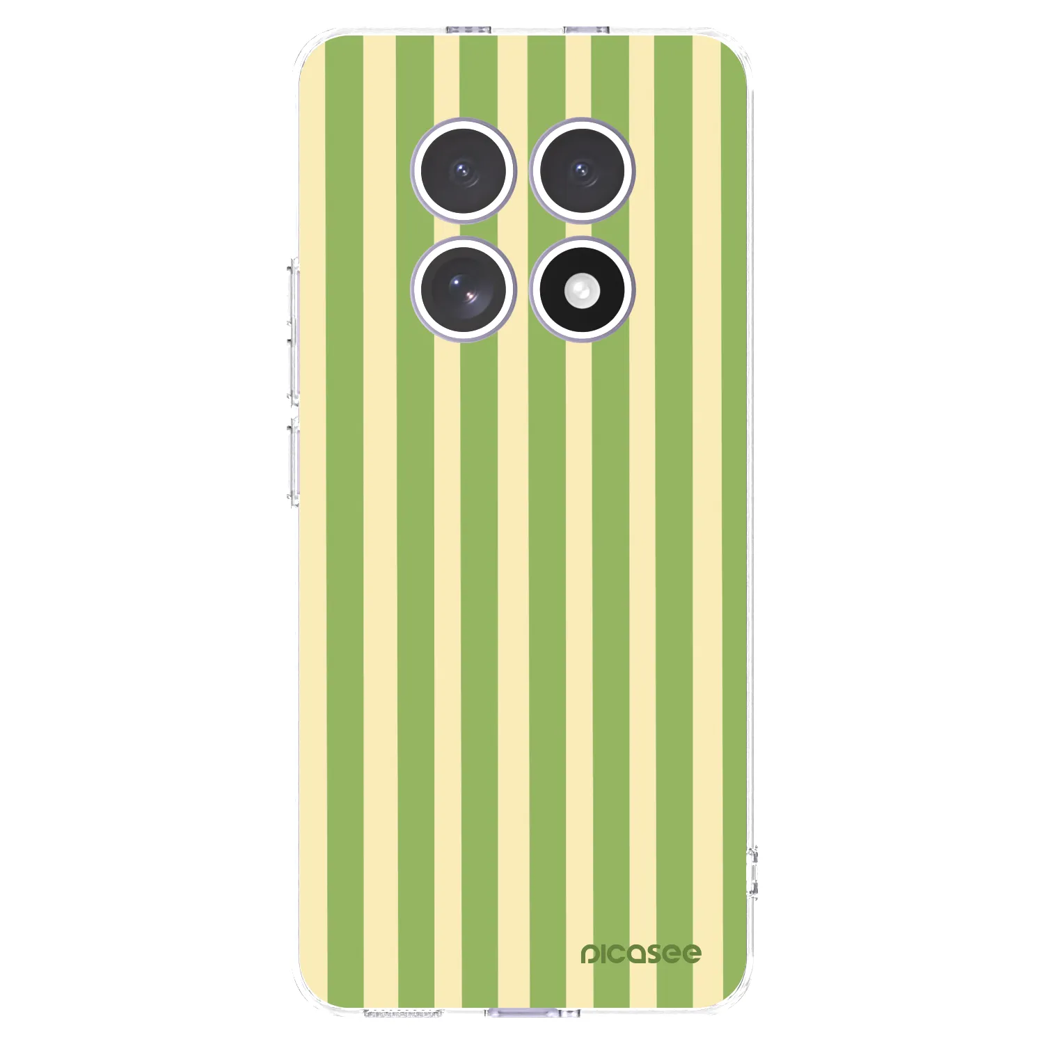 Picasee silikonska prozirna maskica za Xiaomi Redmi Note 15 4G - Lines Matcha