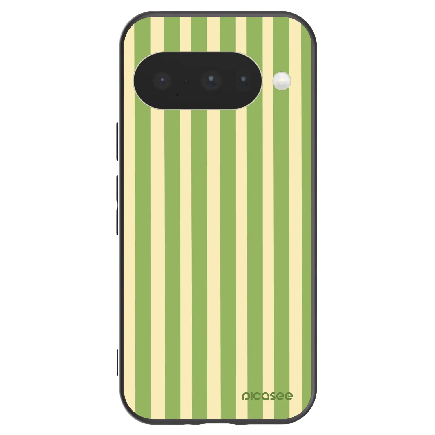 Picasee crna silikonska maskica za Google Pixel 10 - Lines Matcha