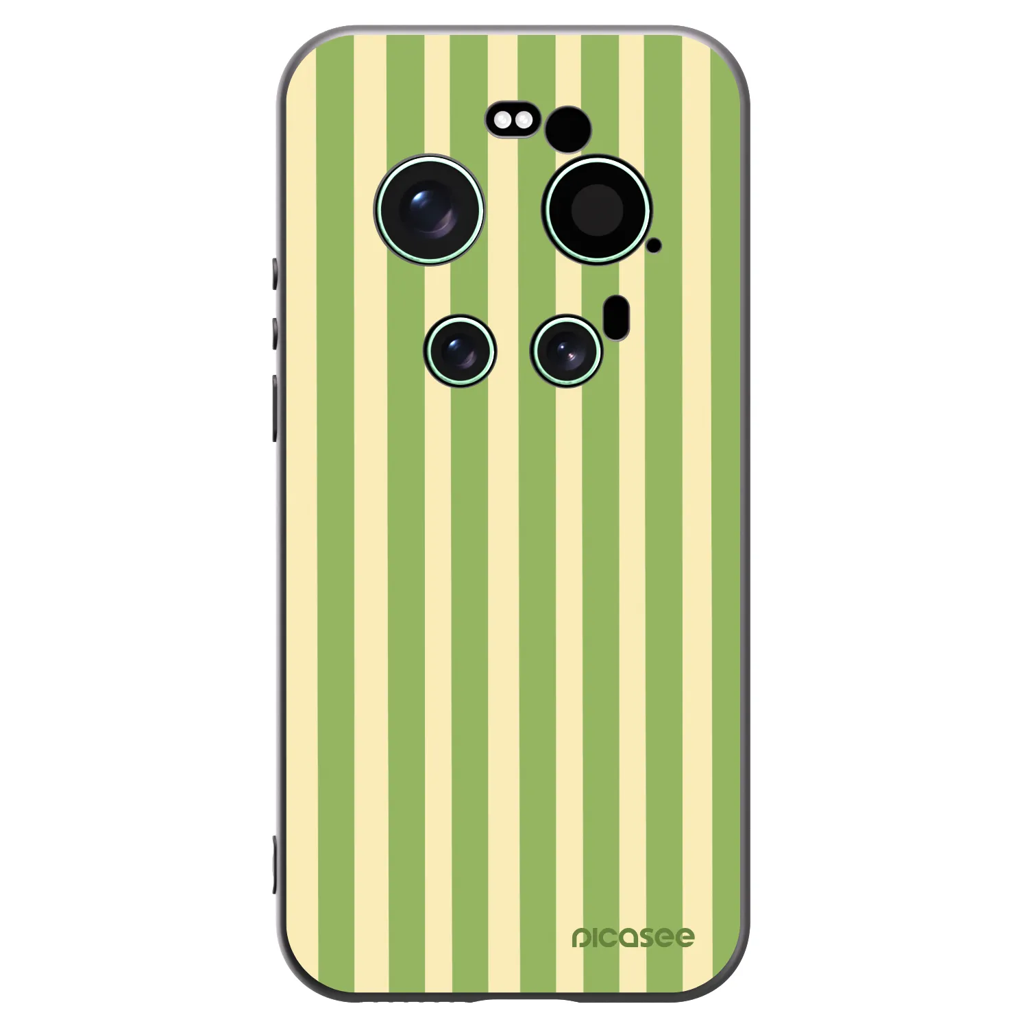 Picasee crna silikonska maskica za Xiaomi 17 Ultra - Lines Matcha