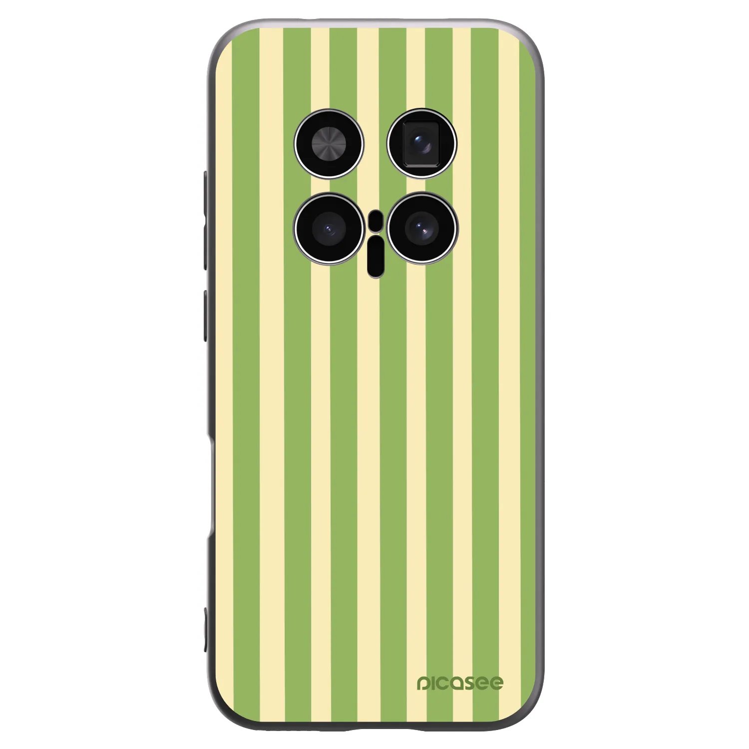 Picasee crna silikonska maskica za Honor Magic8 Pro 5G - Lines Matcha