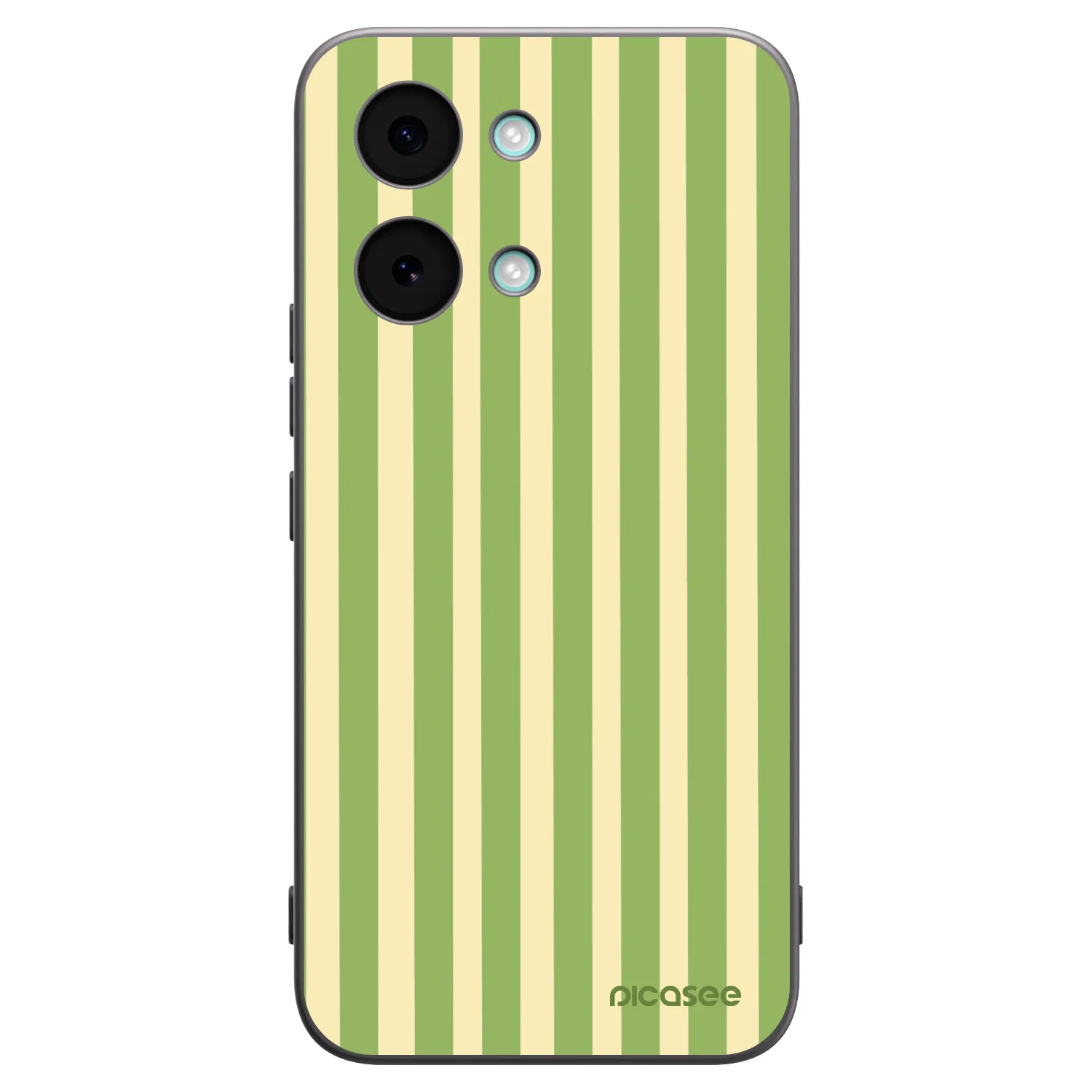 Picasee crna silikonska maskica za Xiaomi Poco X8 Pro Max - Lines Matcha
