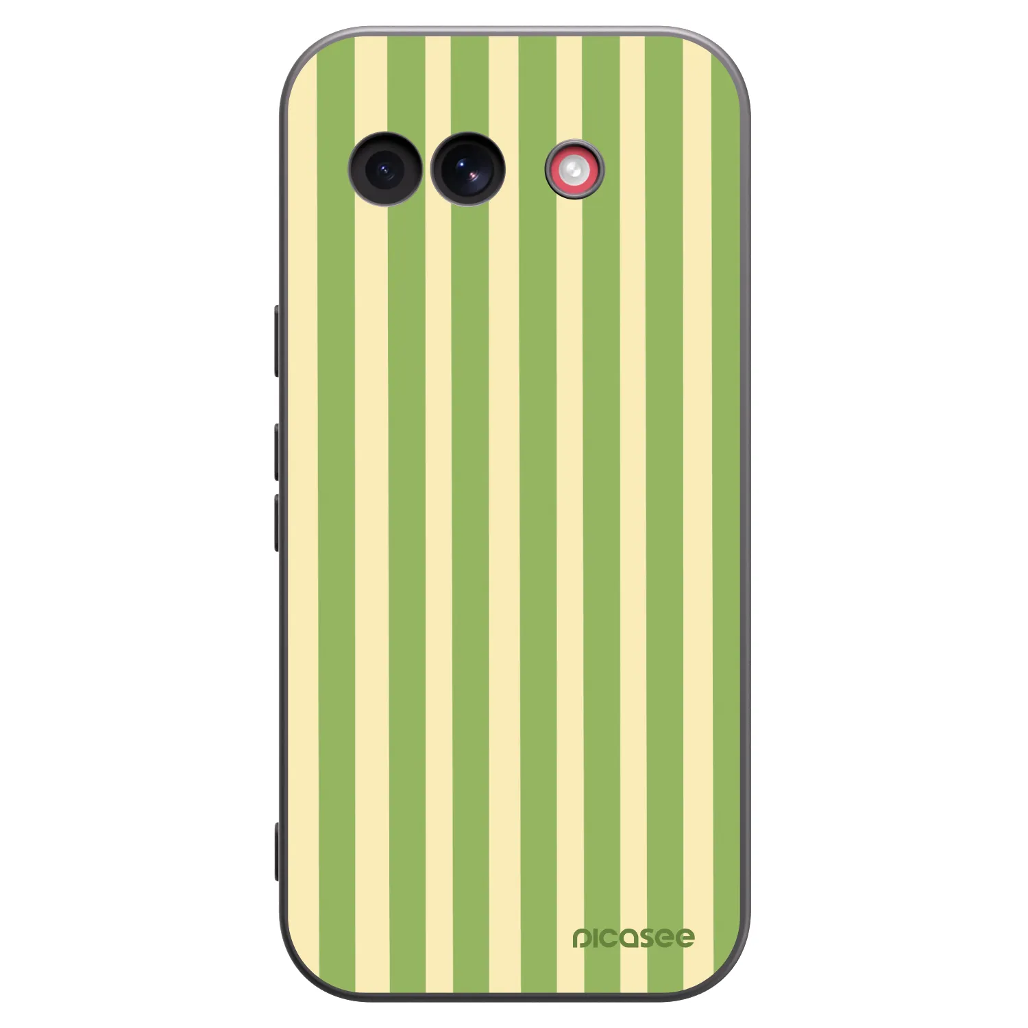 Picasee crna silikonska maskica za Google Pixel 10a - Lines Matcha
