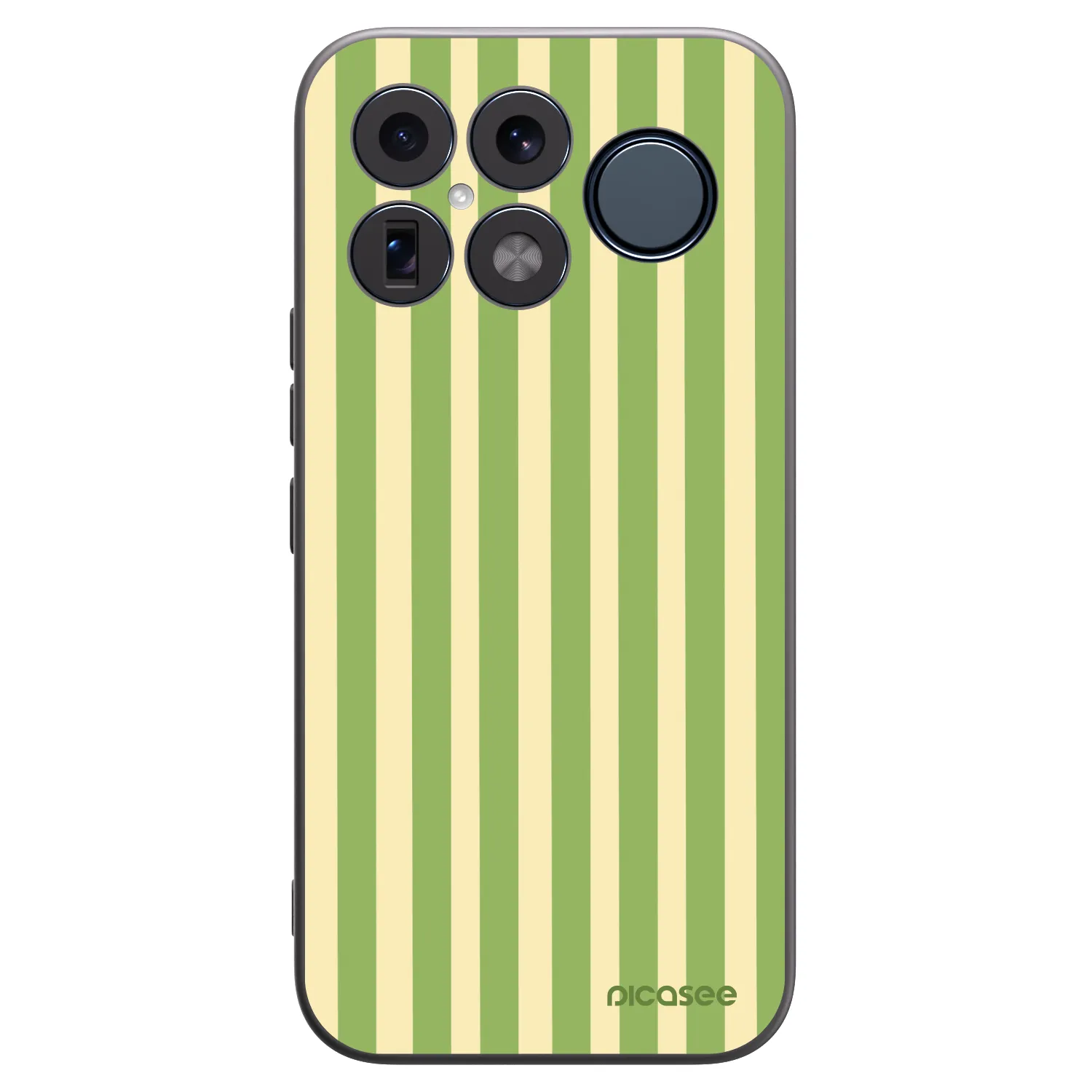 Picasee crna silikonska maskica za Xiaomi Poco F8 Ultra - Lines Matcha