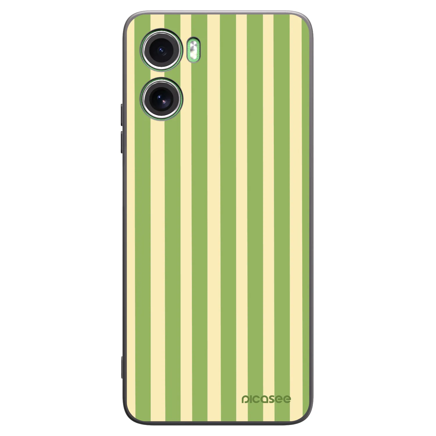 Picasee crna silikonska maskica za Motorola Moto G06 - Lines Matcha