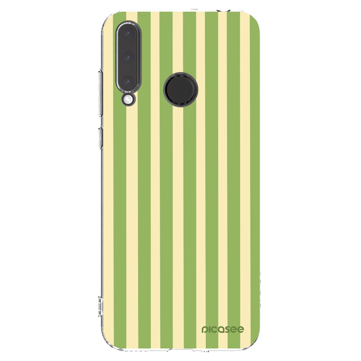 Picasee silikonska prozirna maskica za Honor 20 Lite - Lines Matcha