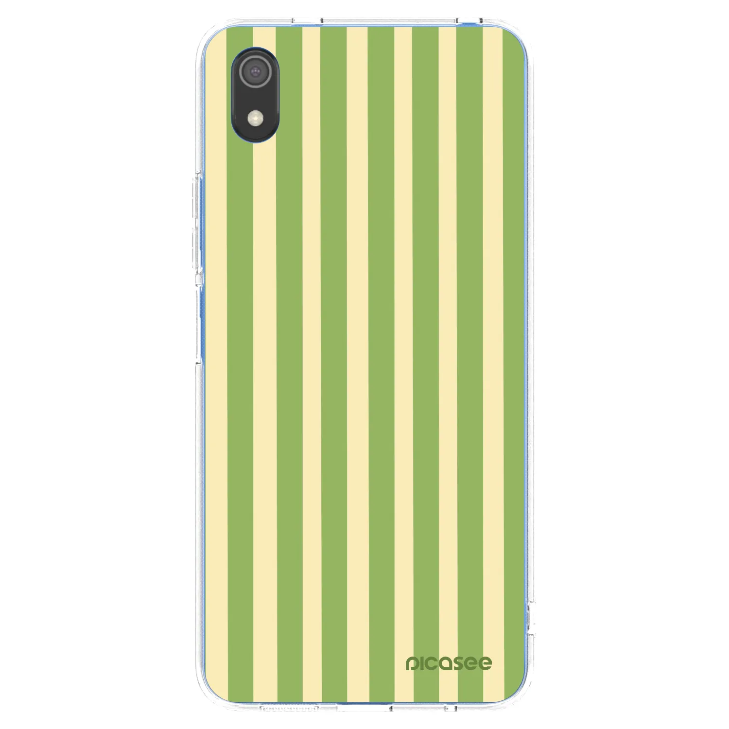 Picasee silikonska prozirna maskica za Xiaomi Redmi 7A - Lines Matcha