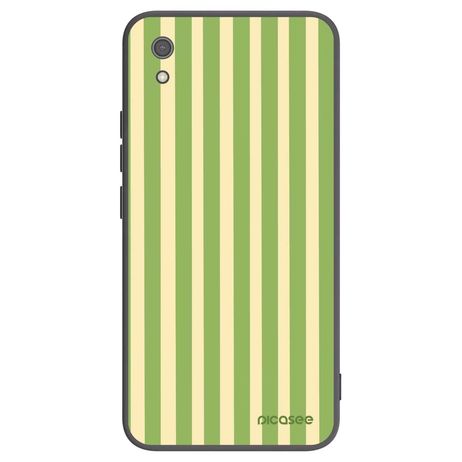 Picasee crna silikonska maskica za Xiaomi Redmi 7A - Lines Matcha
