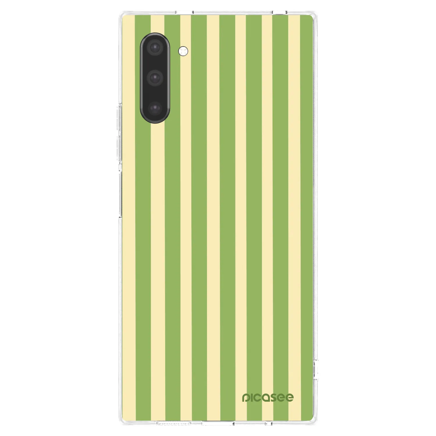 Picasee silikonska prozirna maskica za Samsung Galaxy Note 10 N970F - Lines Matcha