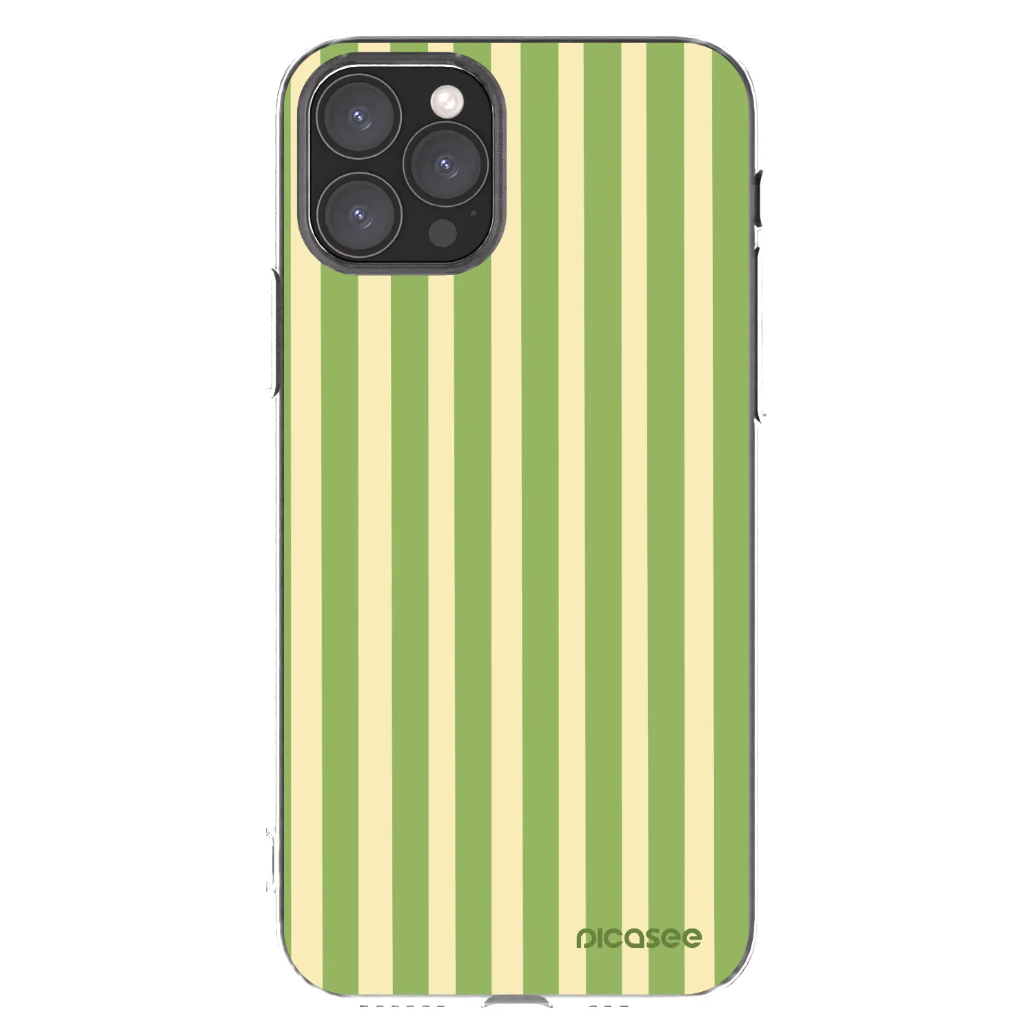 Picasee silikonska prozirna maskica za Apple iPhone 11 Pro - Lines Matcha