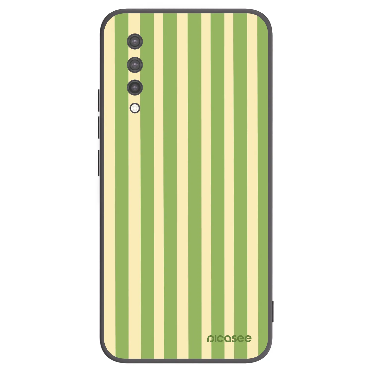 Picasee crna silikonska maskica za Xiaomi Mi 9 Lite - Lines Matcha