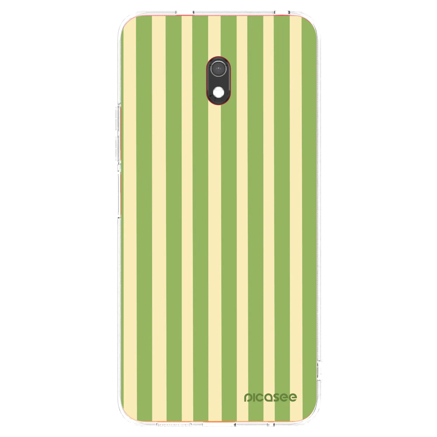 Picasee silikonska prozirna maskica za Xiaomi Redmi 8A - Lines Matcha