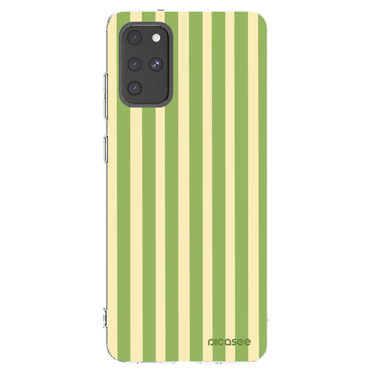 Picasee silikonska prozirna maskica za Samsung Galaxy S20+ G985F - Lines Matcha