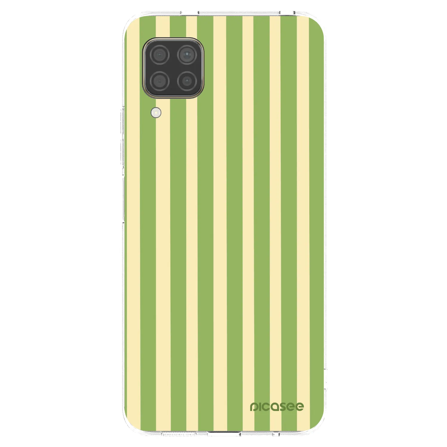 Picasee silikonska prozirna maskica za Huawei P40 Lite - Lines Matcha