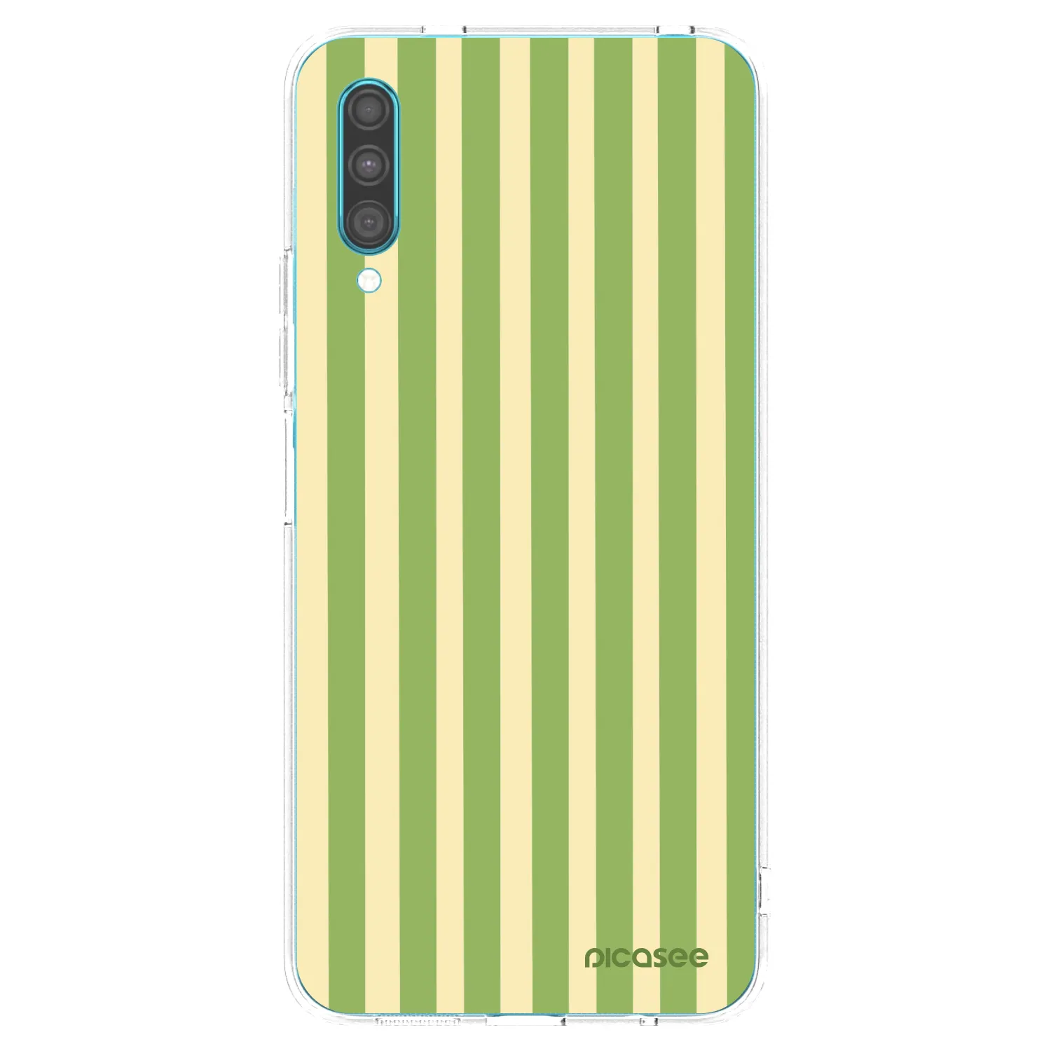 Picasee silikonska prozirna maskica za Samsung Galaxy A30s A307F - Lines Matcha