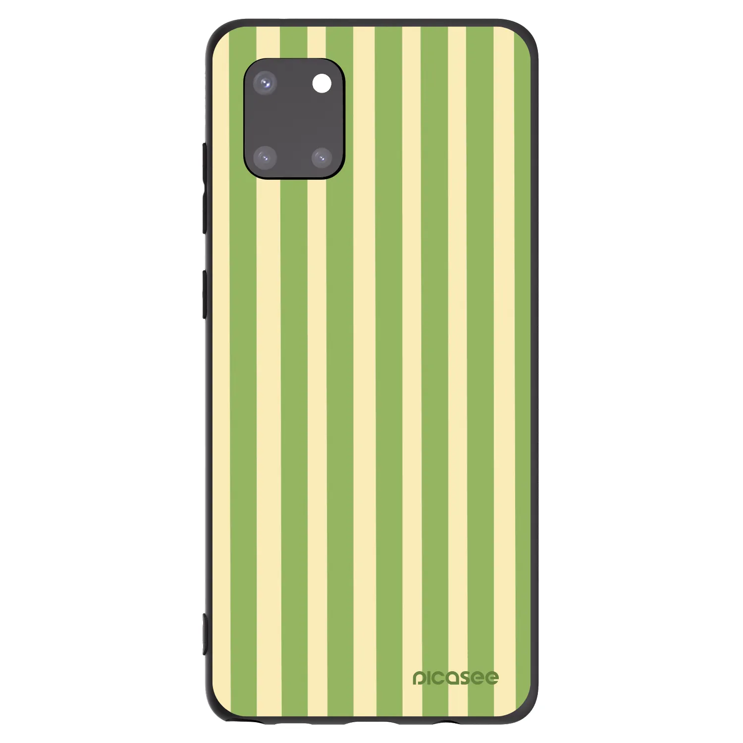 Picasee crna silikonska maskica za Samsung Galaxy Note 10 Lite N770F - Lines Matcha