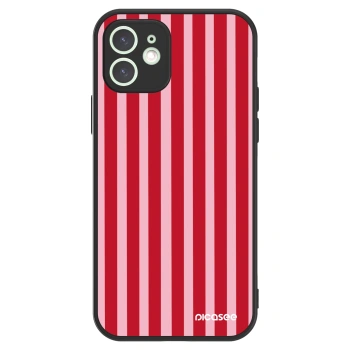 Picasee ULTIMATE CASE za Apple iPhone 12 - Lines red