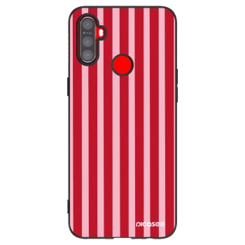 Maskica za Realme C3 - Lines red