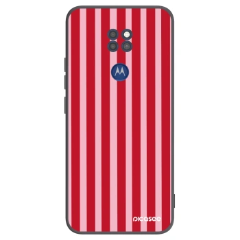 Maskica za Motorola Moto G9 Play - Lines red