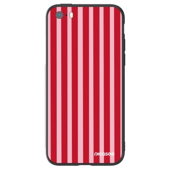 Maskica za Apple iPhone 5/5S/SE - Lines red