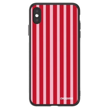 Picasee ULTIMATE CASE za Apple iPhone XS Max - Lines red