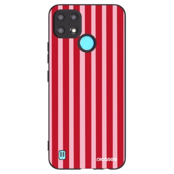 Maskica za Realme C21 - Lines red