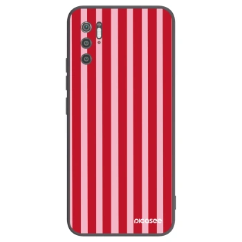 Picasee crna silikonska maskica za Xiaomi Poco M3 Pro 5G - Lines red