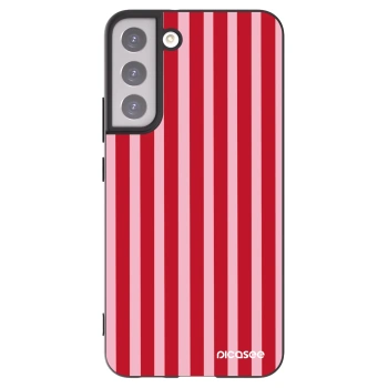 Picasee crna silikonska maskica za Samsung Galaxy S22+ 5G - Lines red
