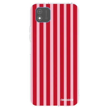 Picasee silikonska prozirna maskica za Realme C11 (2021) - Lines red