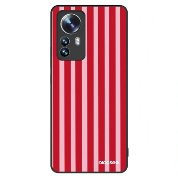Maskica za Xiaomi 12 Pro - Lines red