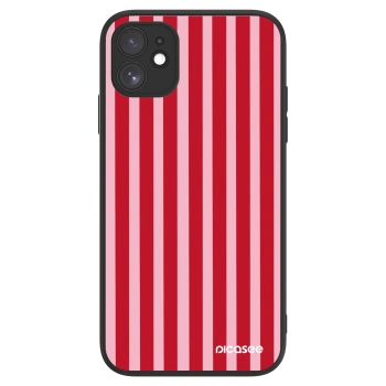 Picasee ULTIMATE CASE MagSafe za Apple iPhone 11 - Lines red