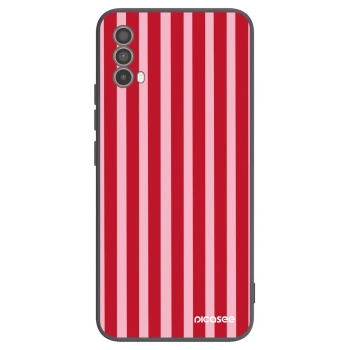 Maskica za Motorola Moto E40 - Lines red