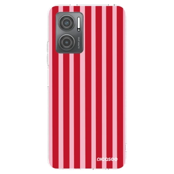 Picasee silikonska prozirna maskica za Xiaomi Redmi 10 5G - Lines red