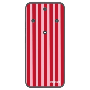 Picasee crna silikonska maskica za Honor Magic5 Lite 5G - Lines red