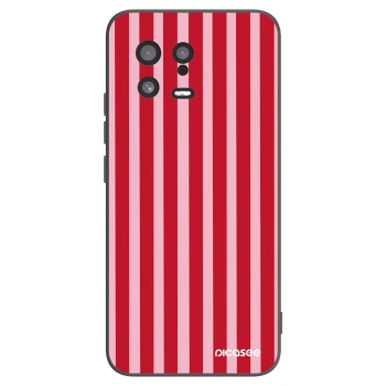 Picasee crna silikonska maskica za Xiaomi 13 - Lines red