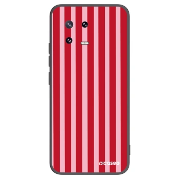 Picasee crna silikonska maskica za Xiaomi 13 Pro - Lines red