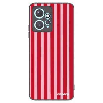 Picasee crna silikonska maskica za Xiaomi Redmi Note 12 4G - Lines red