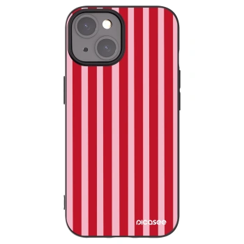 Picasee crna silikonska maskica za Apple iPhone 15 - Lines red