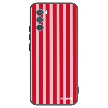 Maskica za Motorola Moto G62 - Lines red