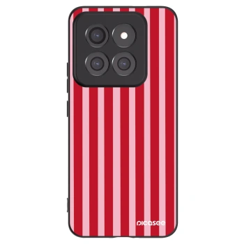 Picasee crna silikonska maskica za Xiaomi 14 Pro - Lines red