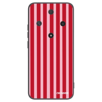 Picasee crna silikonska maskica za Honor Magic6 Lite 5G - Lines red